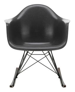 Eames Fiberglass Armchair RAR Eames elephant hide grey|Revêtement basic dark|Érable foncé