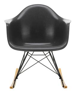 Eames Fiberglass Armchair RAR Eames elephant hide grey|Revêtement basic dark|Érable nuance de jaune