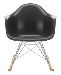 Eames Fiberglass Armchair RAR Eames elephant hide grey|Chromé|Érable nuance de jaune