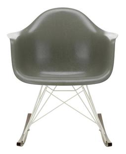 Eames Fiberglass Armchair RAR Eames raw umber|Blanc|Érable foncé