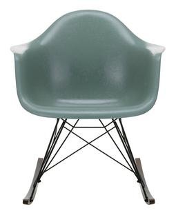 Eames Fiberglass Armchair RAR Eames sea foam green|Revêtement basic dark|Érable foncé