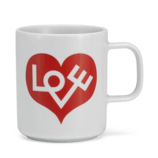 Mug à café Girard  Love Heart, red|À l'unité
