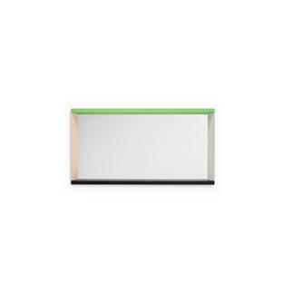 Colour Frame Mirror Moyen (48 cm x 91 cm)|Vert / Rose