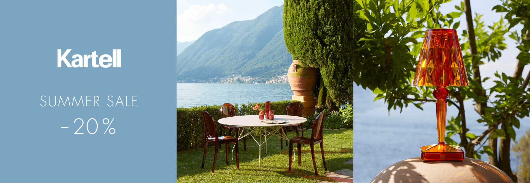 kartell-summer-sale-20-pour-cent-reduction-smow-2026-banner