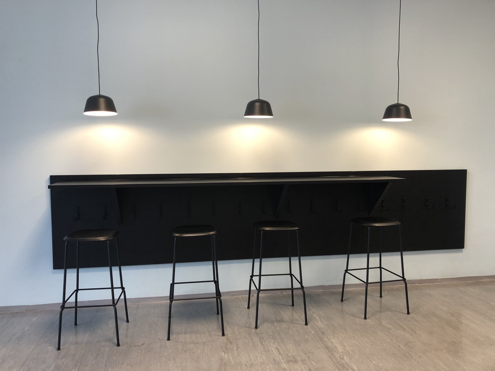 Nouvel éclairage dans la cantine d'Aqua Römer