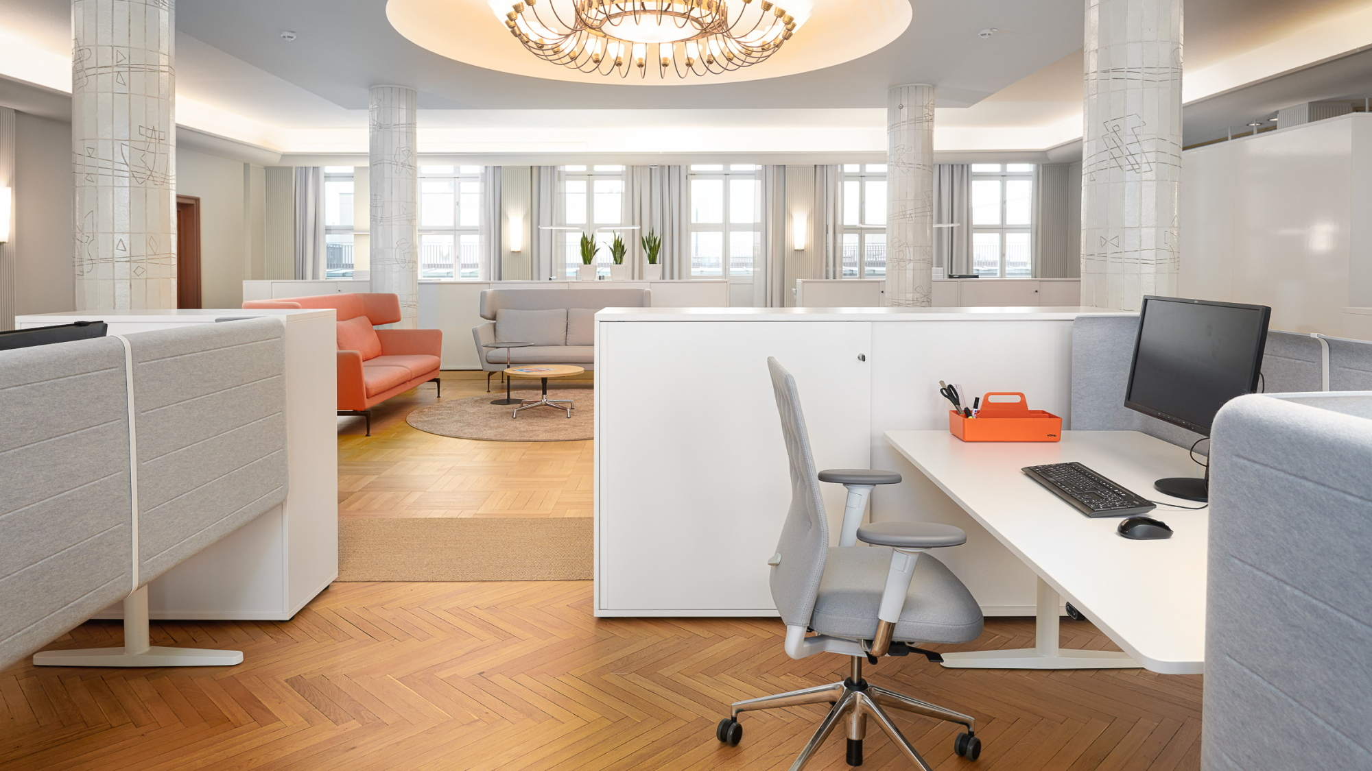 Postes de travail et points de rencontre ZDH