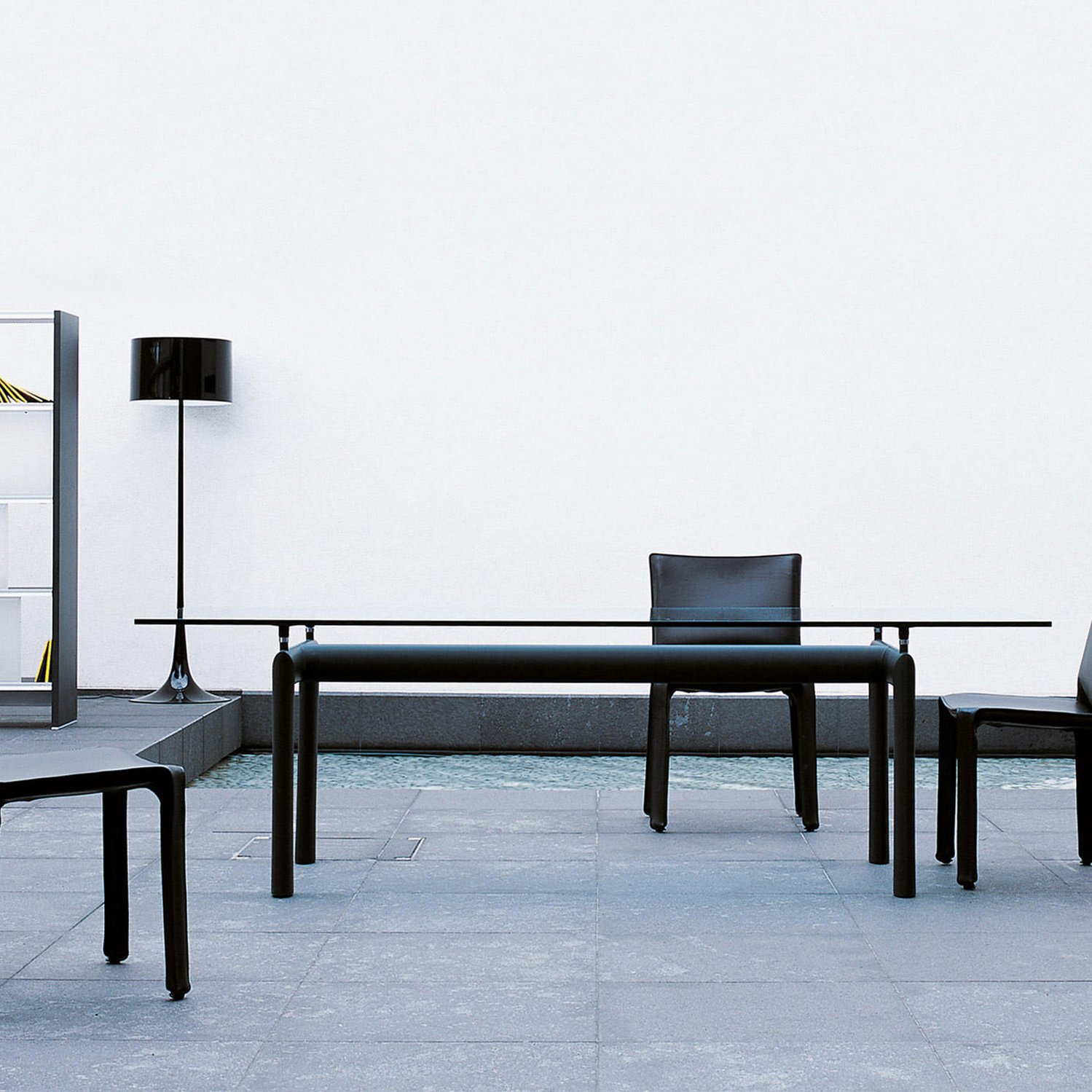 6 Table tube d'avion | Cassina | de Le Corbusier, Pierre Jeanneret