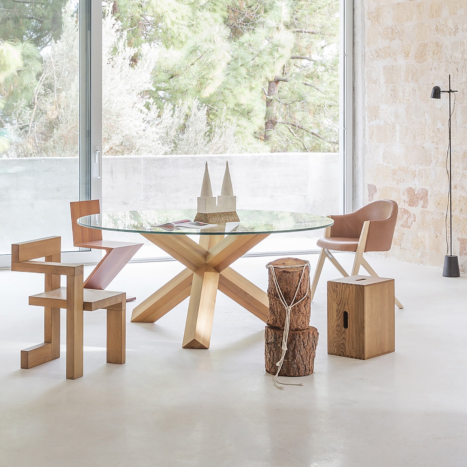 カッシーナ Cassina LC14 MAISON DU BRÉSIL LC14 Tabouret Cabanon, Tabouret Maison du Brésil, Tabouret Nantes