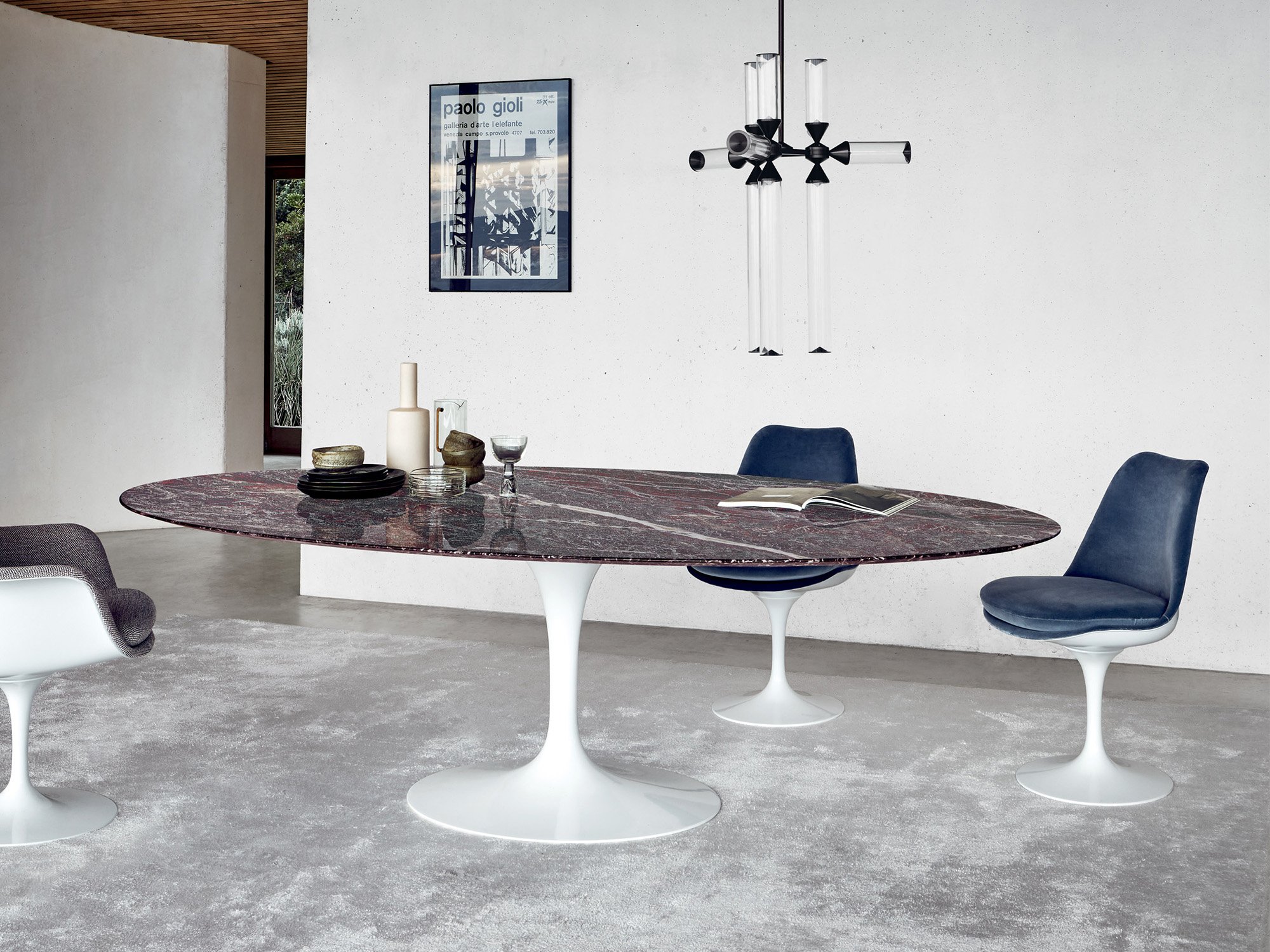 Table Knoll Ovale 8 Personnes