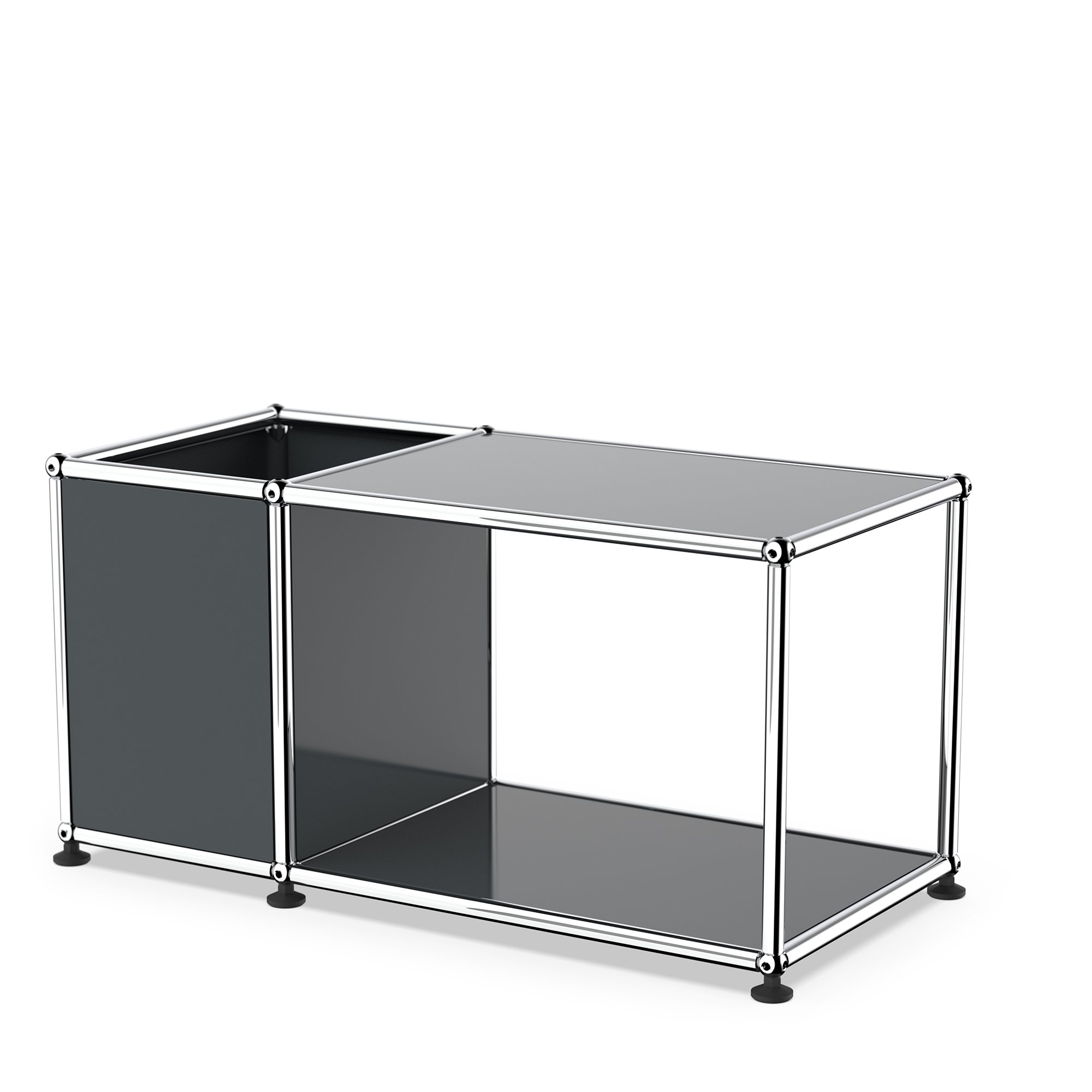 USM Haller table d'appoint avec rangement, Anthracite RAL 7016, 35 cm ...