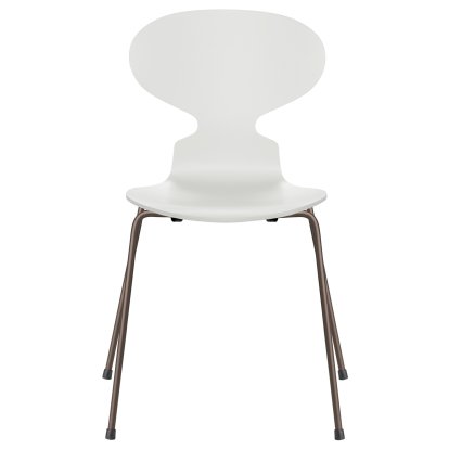Chaise Fourmi (Ant), Laqué, Blanc, Brown bronze