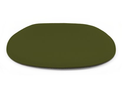 Coussin d'assise pour Eames Side Chairs, Avec rembourrage, Olive foncé