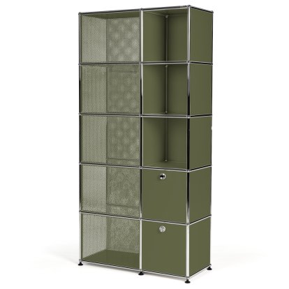 USM Haller Armoire vestiaire type 3, Vert olive RAL 6003