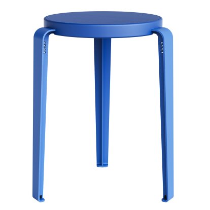 Tabouret Lou, édition Chroma, Bleu azur