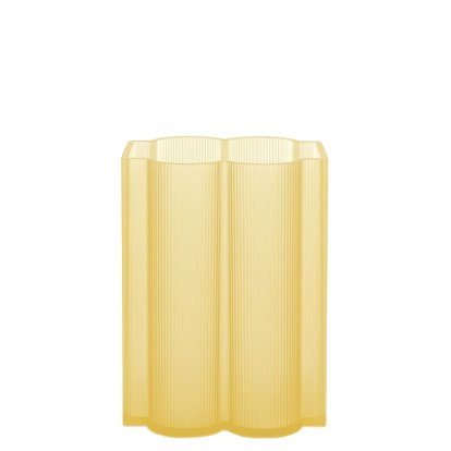Vase Okra, 24 cm, Jaune