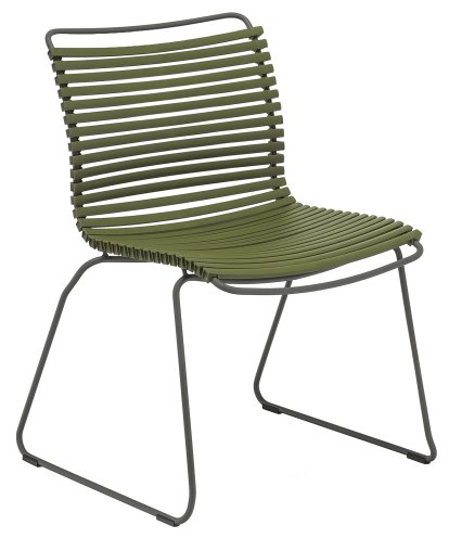 Chaise Click , Sans accotoirs, Vert olive