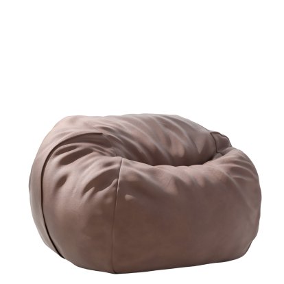 Beanbag Vetsak, M (H 70 x Ø 110 cm), Cuir - Pierre
