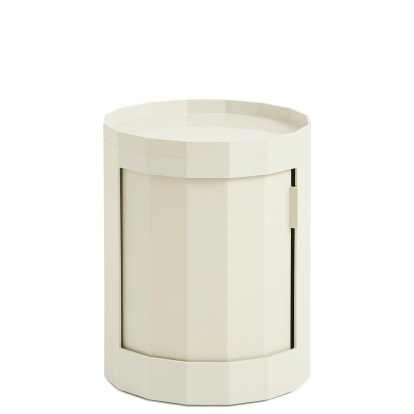Caisson Facet Cabinet, H 49 x Ø 38 cm, Coquille d'œuf