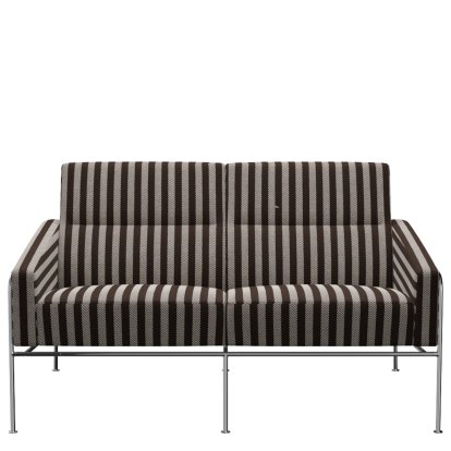 Canapé série 3300, Voulez-vous 001 - Marron / beige, Acier chromé 