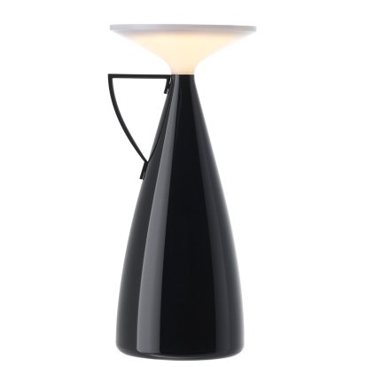 Lampe portable Camomille, Laqué, Noir