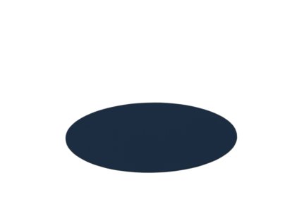 Tapis en feutre pour Componibili, 1, Rond, ø 30 cm, 005 océan