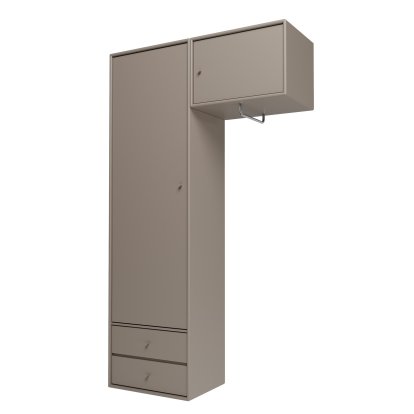 Portemanteau Attire II, Truffle, Accrochage mural