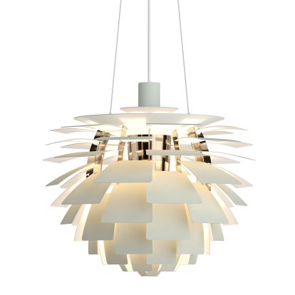 Suspension PH Artichoke, Dusty green / Laiton, Ø 48 cm