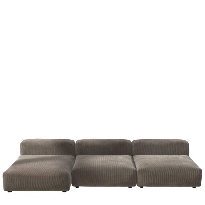 Vetsak Sofa Set 4, Cord velours - Mocha, Sans coussin