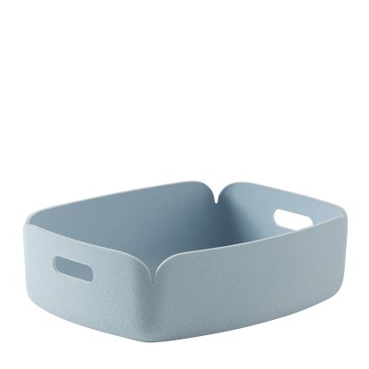 Panier/plateau Restore, L 40 cm x L 31 cm , Bleu clair