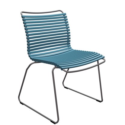 Chaise Click , Sans accotoirs, Pétrole