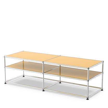 USM Haller table d'appoint type 1, Métal, Jaune or RAL 1004