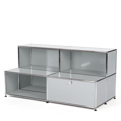 Buffet USM Haller pour enfants M avec marches, Argent mat USM
