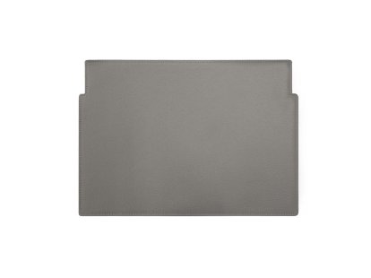 Tapis en cuir pour USM Haller, Rabat de porte intérieur, 50 x 35 cm, Gris clair