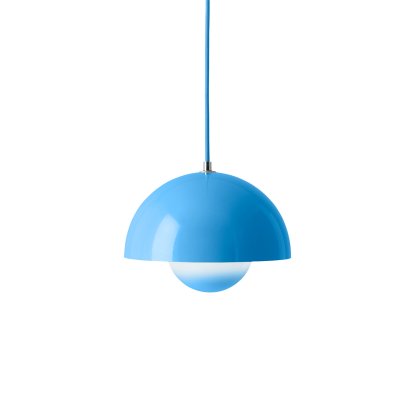 Suspension Flowerpot VP1, Bleu de bain