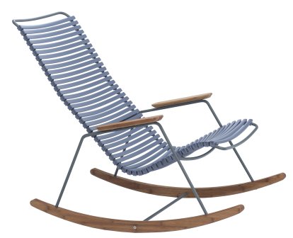 Chaise à bascule Click , Bleu pigeon