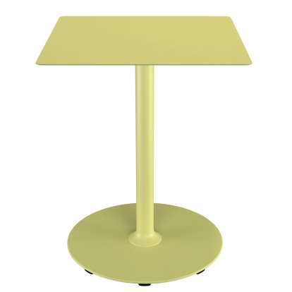 Table Pico, Zeste de citron, Carré (60 x 60 cm), Rond