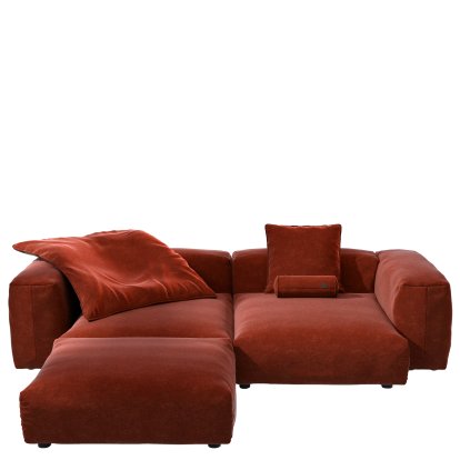 Vetsak Sofa Set 3, Suave - Safran, Avec coussin