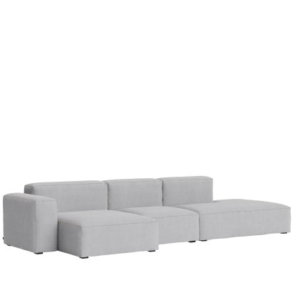 Mags Soft Sofa Combinaison 4, Accotoir à gauche, Linara 443 - gris clair