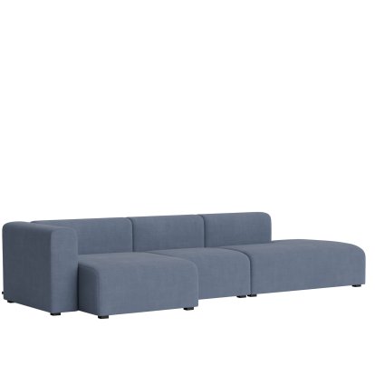 Mags Sofa Combinaison 4, Accotoir à gauche, Linara 198 - bleu