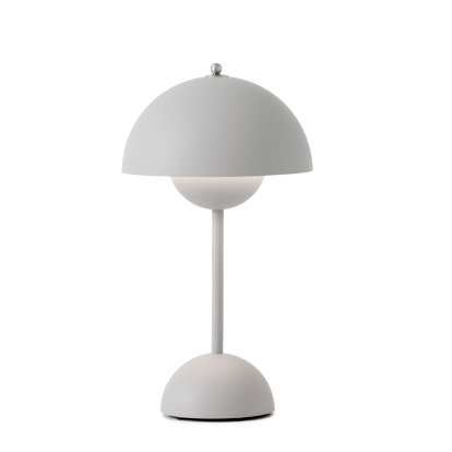 Lampe Flowerpot VP9 Portable, Gris clair mat