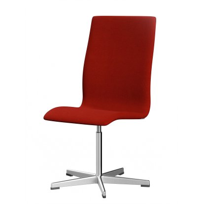 Chaise Oxford, Sans accotoirs, Dossier moyen, Piètement fixe, Hallingdal 65, 600 - Orange