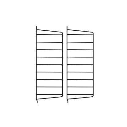 Échelle murale String System, Lot de 2, 50 x 20 cm, Noir