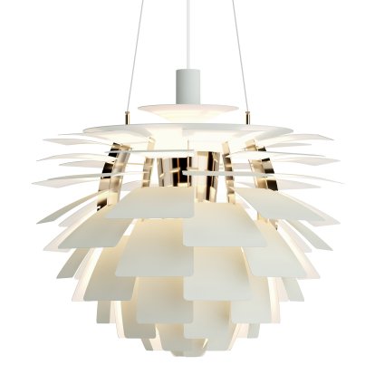 Suspension PH Artichoke, Dusty green / Laiton, Ø 60 cm