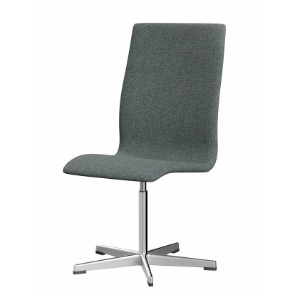 Chaise Oxford, Sans accotoirs, Dossier moyen, Piètement fixe, Hallingdal 65, 130 - Grey