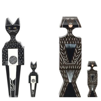 Wooden Dolls Cat & Dog