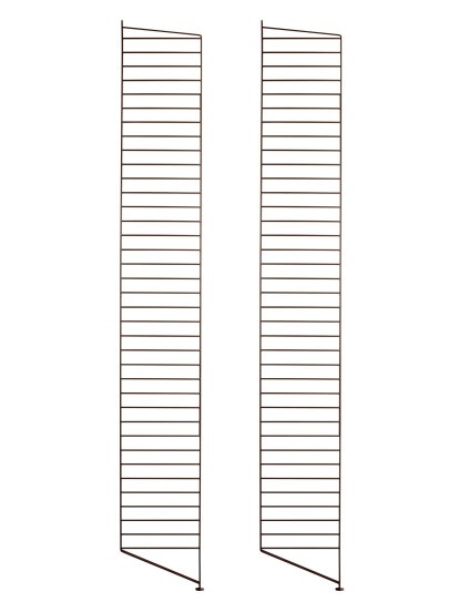 Échelle sur pied String System, Lot de 2, 200 x 30 cm, Brun