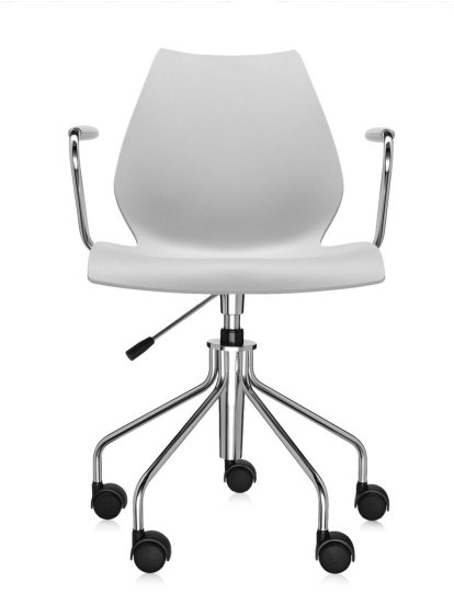 Chaise Maui Swivel Chair, Avec accoudoirs, Gris Clair