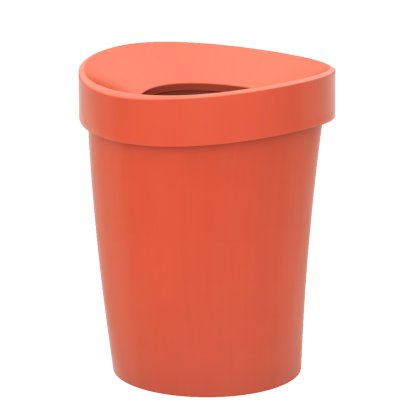 Happy Bin, L (H 37,5 x Ø 30 cm), Rouge coquelicot