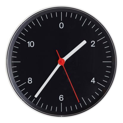 Horloge Wall Clock, Noir