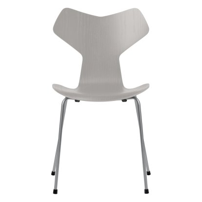 Chaise Grand Prix, Frêne coloré, Nine grey, Silver grey